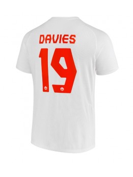 Kanada Alphonso Davies #19 Auswärtstrikot WM 2022 Kurzarm